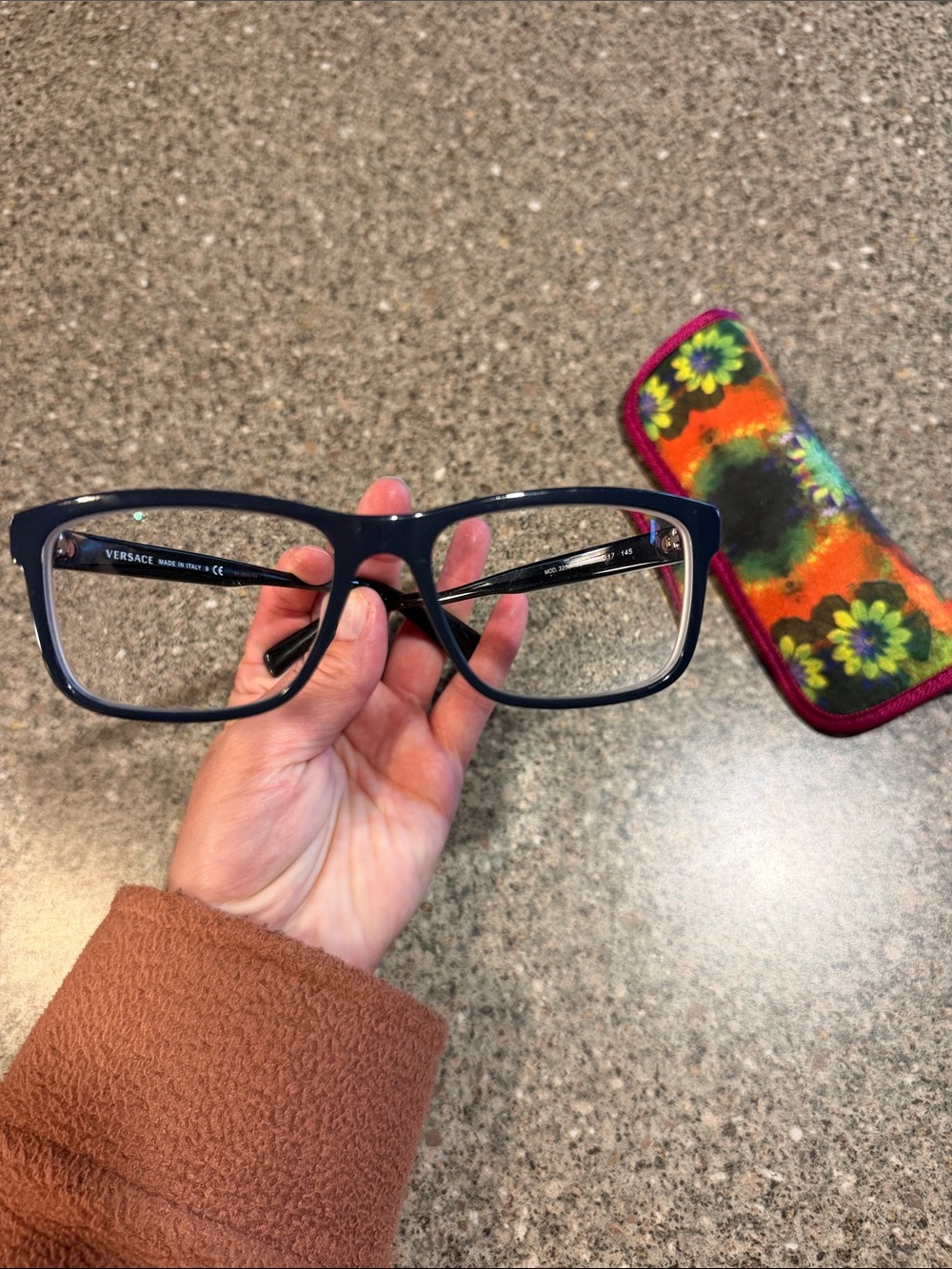 Versace Rectangular Women's Glasses